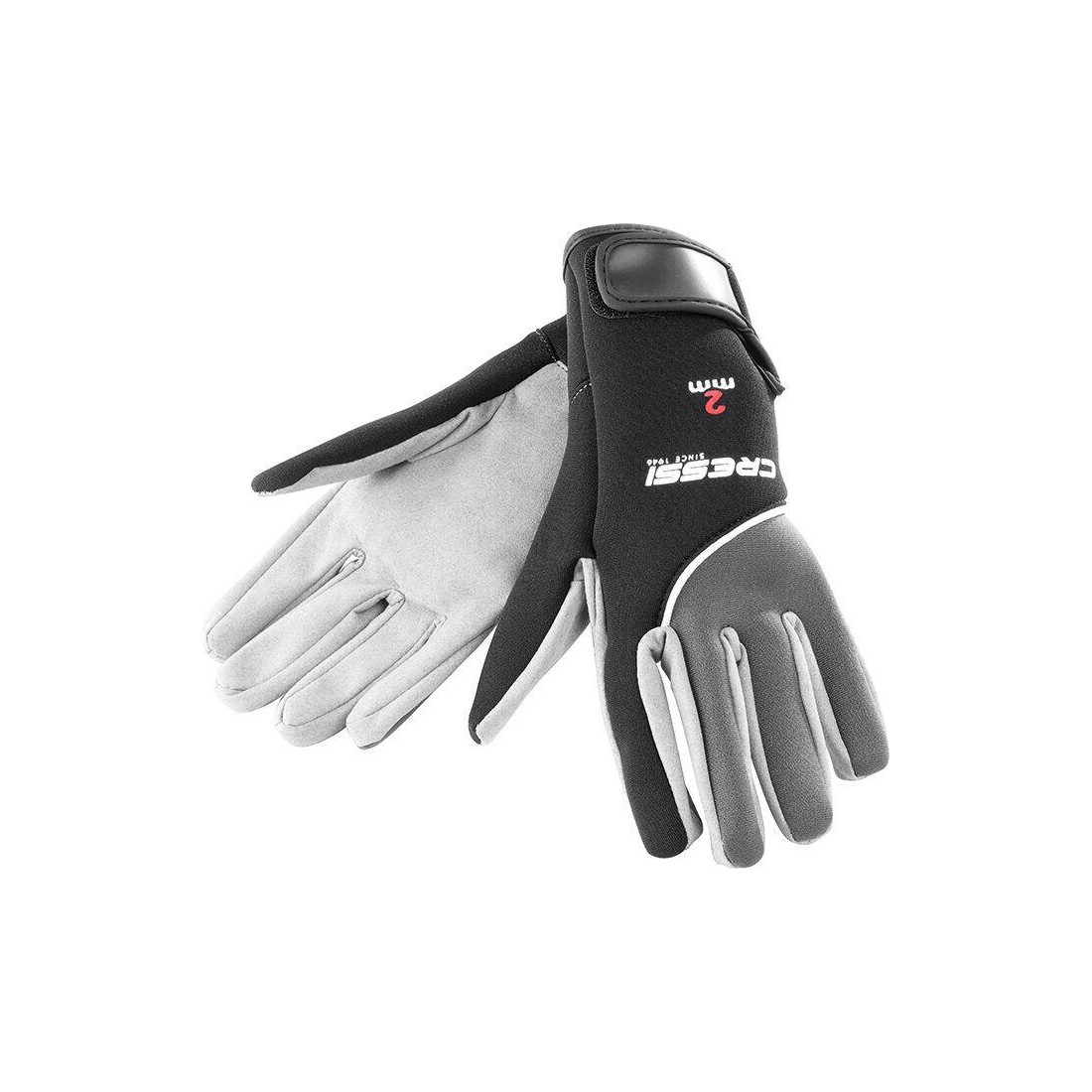 Black Large Cressi Unisex Swim Gloves 