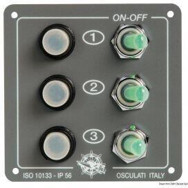 Osculati Switches Panel IP 56