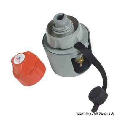 Osculati marine battery switch with removable key