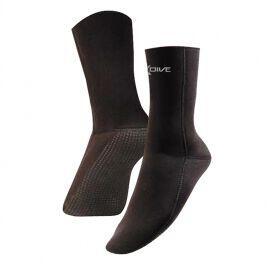 X-Dive Neoprene Black Smooth Skin Socks