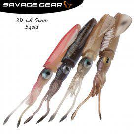 Καλαμάρι Σιλικόνης Savage Gear 3D LB Swim Squid