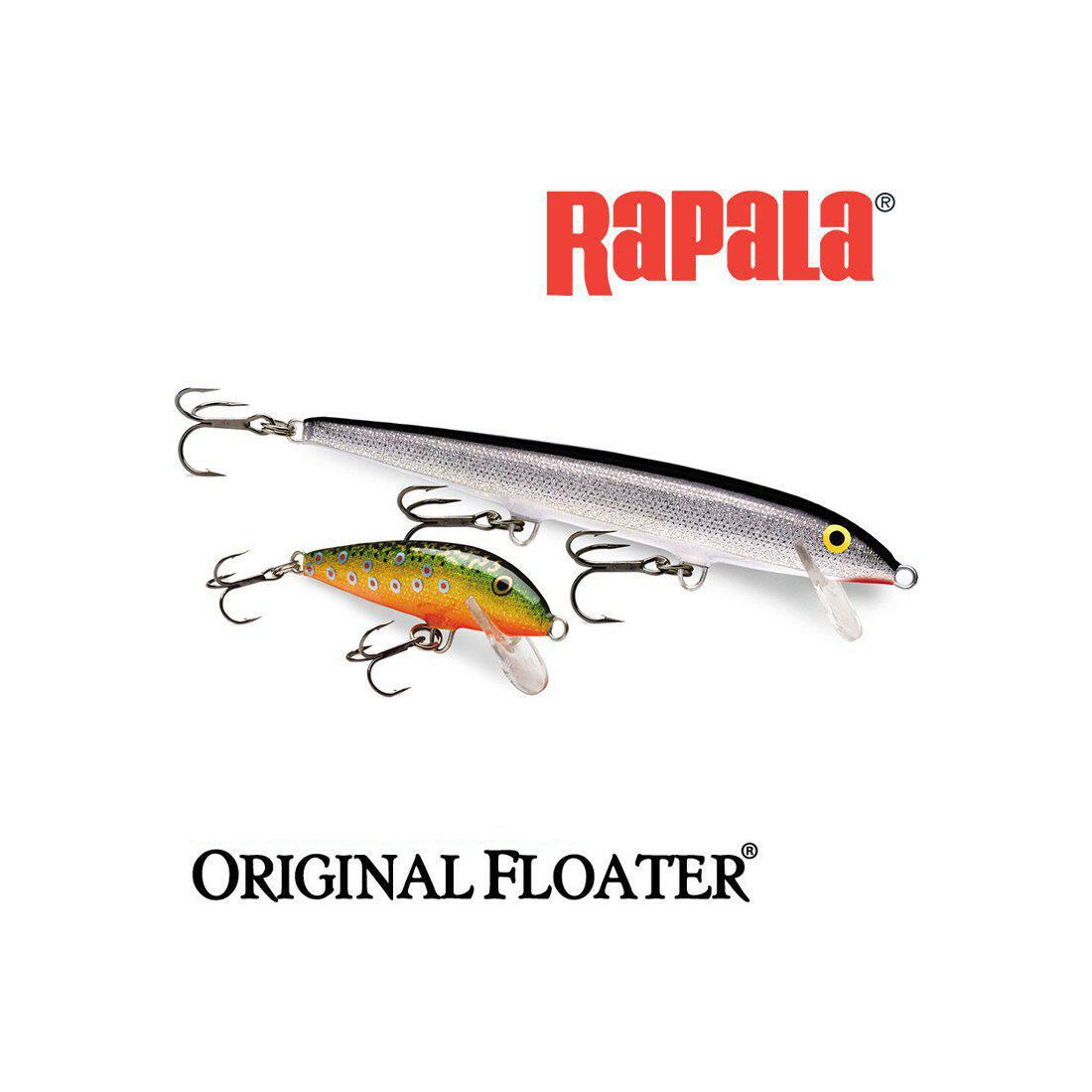 Floating Perch F07 P Bass Pike Perch Salmon Sea Lures 3 Rapala Orig 