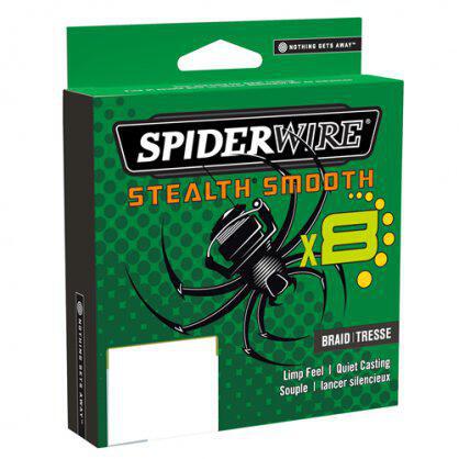 Spiderwire Stealth Smooth 8 Red braided line 165 Yards - 150mt