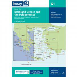 Imray G1 Yachting Chart for Mainland Greece and Peloponnisos