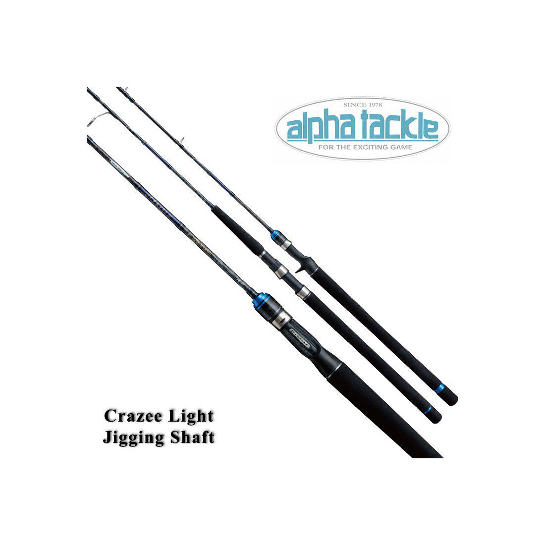 Alpha Tackle Crazee Light Jigging Shaft Rod