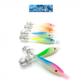 Silicone Chica Squid Jigs