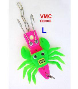 Technofish Octopus Jig with Fluorescent Crab