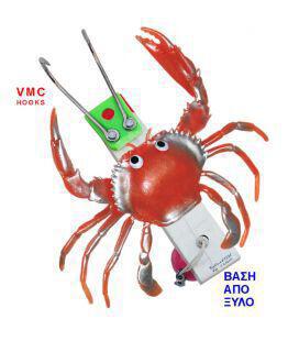 Technofish Octopus Jig With XL Crab & Wooden Base