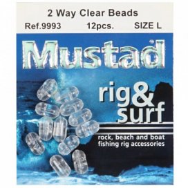 Mustad 2 Way Clear Beads 9993