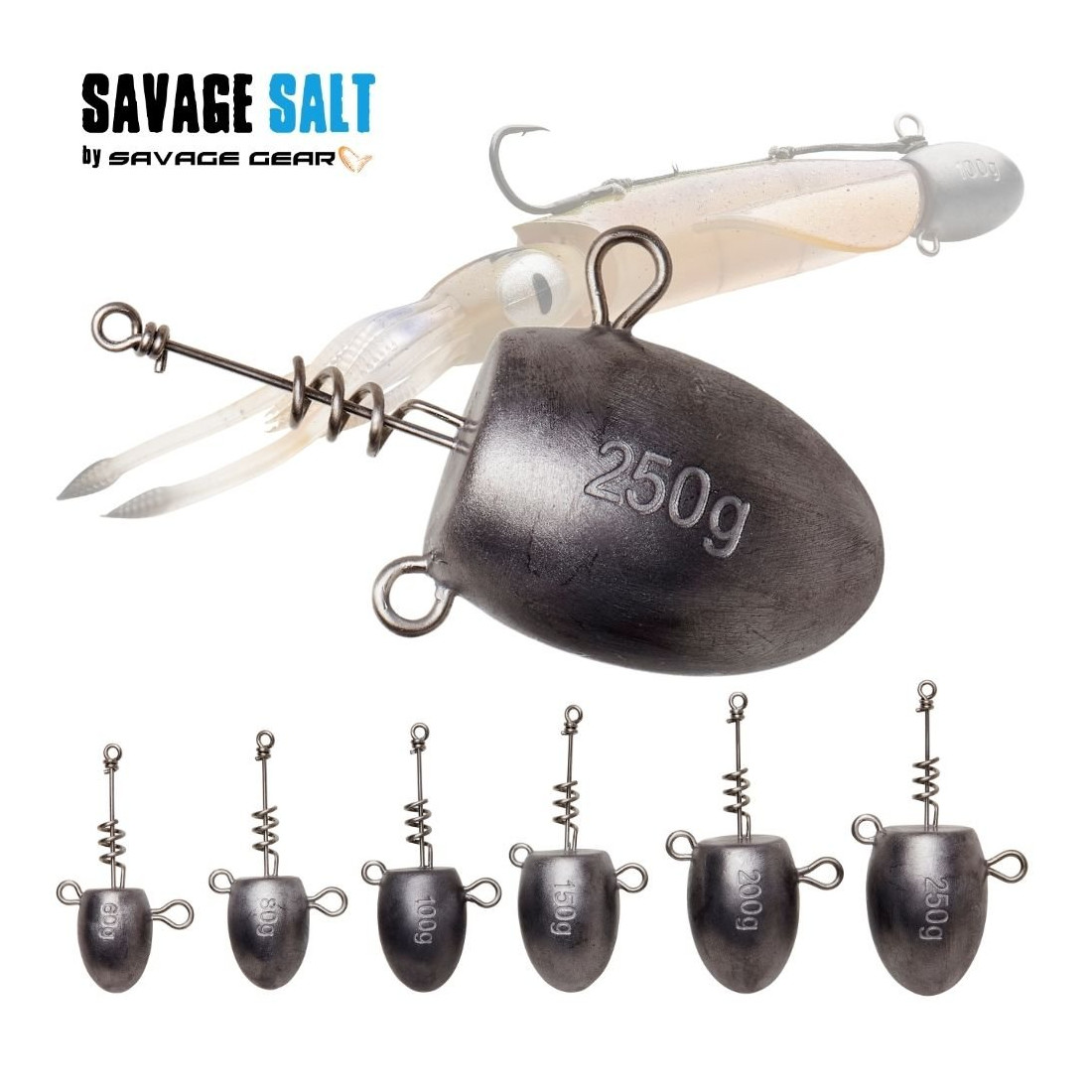 Savage Gear Bullet Cork Screw Head