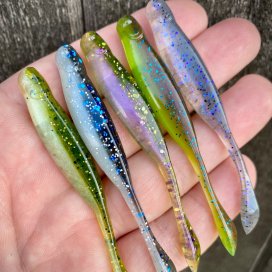 X Zone Hot Shot Minnow 3.25" Silicone Lures