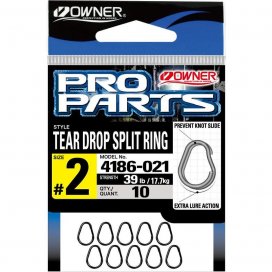 Owner Pro Parts Tear Drop Split Ring