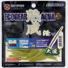 EcoGear Katsu Aji Straight Biodegradable Worms