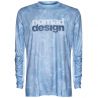 Nomad Design Tech Fishing Shirt Camo Splice Blue