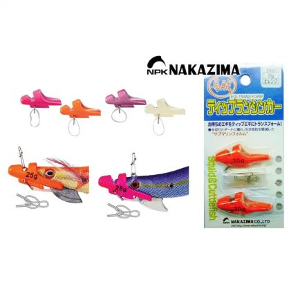 Nakazima EGI-Trans Form Squid Jig Head