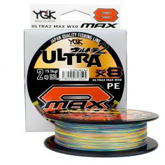 Multicolored YGK X-Braid Ultra 2 Max Premium Braid
