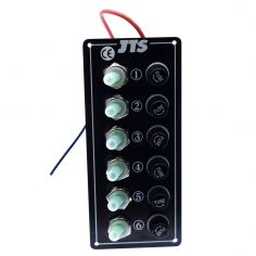 JTS Toggle Illuminated Switch Panel