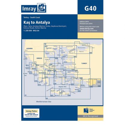 Imray G3 Aegean Sea (South) Yachting Chart