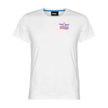 Nomad Design Womens Flyer White T-Shirt