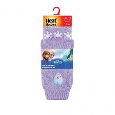 Heat Holders Kids Disney Thermal Slipper Socks - Frozen Princess
