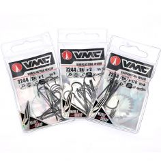 VMC Supercasting Worm 7244 BN Long Shank Hooks